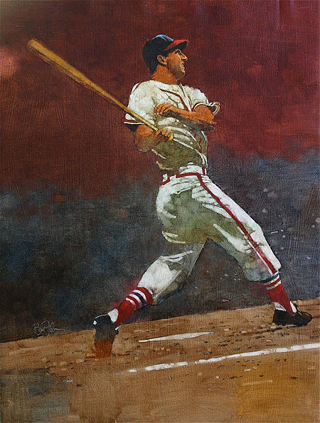 Stan Musial by Bart Forbes